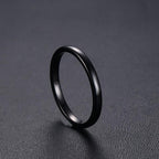 High Polished Tungsten Wedding Band Classic Engagement Ring Wholesale 2mm - Ables Mall