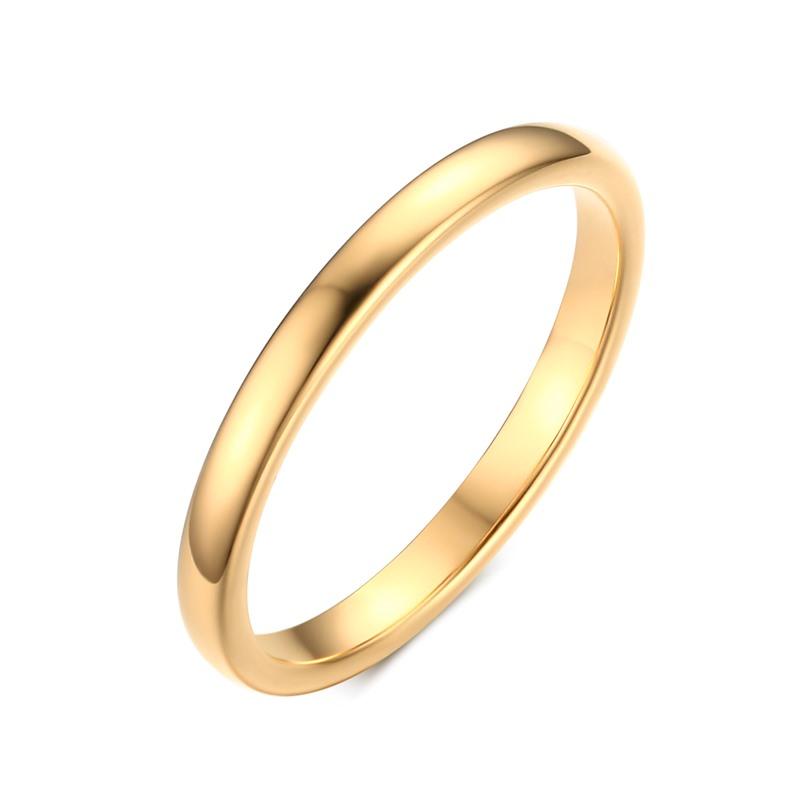 High Polished Tungsten Wedding Band Classic Engagement Ring Wholesale 2mm - Ables Mall