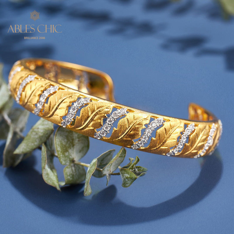 Laubsägeblatt-Armband 6108