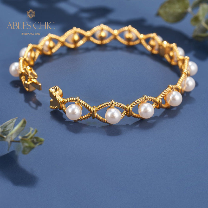 Infinity-Seilketten-Perlenarmband 6109