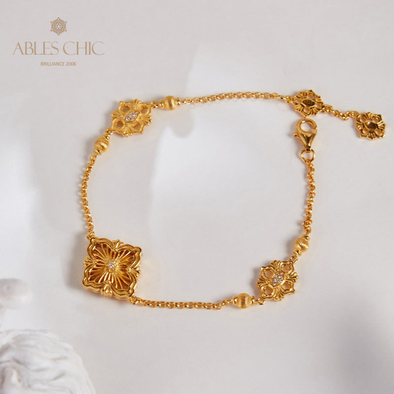 Kleeblatt-Kettenarmband 6129