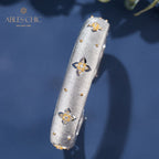 Seidiges Kleeblatt-Armband 6105