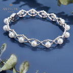 Infinity-Seilketten-Perlenarmband 6109