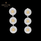 Daisy Chandelier Seidige Ohrringe 6134