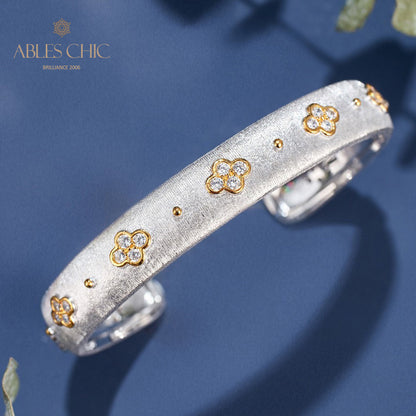 CZ Kleeblatt Armband 6107