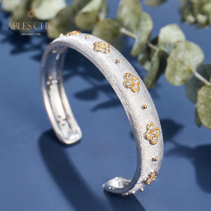 CZ Kleeblatt Armband 6107