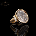 Byzantinischer Herakles-Lira-Münzring