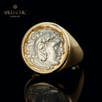 Byzantinischer Herakles-Münzring
