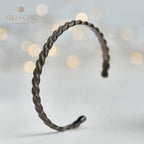 Mattes Armband mit Seilmuster 5921