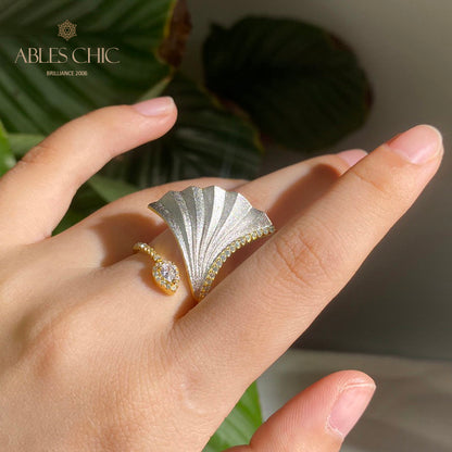 Ginkgoblatt-Blumenring 5859