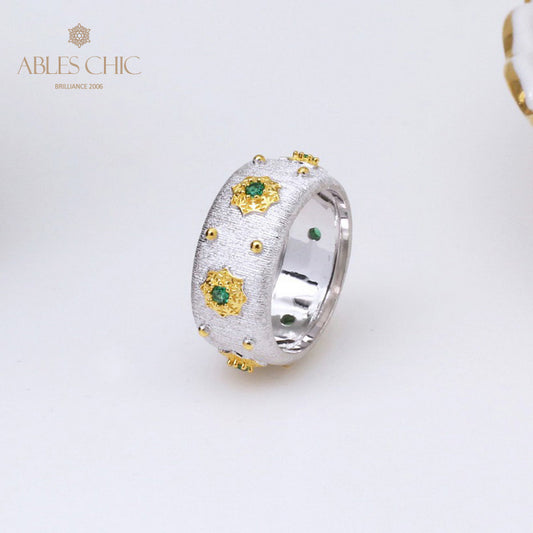 Sternenblumen-Seidenring 5029