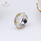Sternenblumen-Seidenring 5029