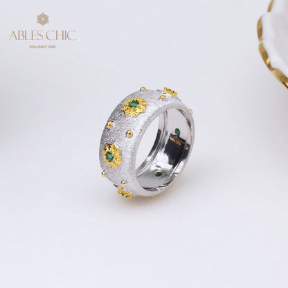 Sternenblumen-Seidenring 5029
