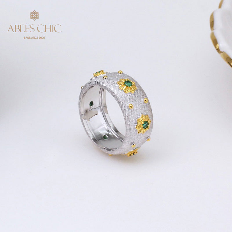 Sternenblumen-Seidenring 5029
