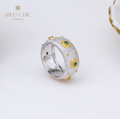 Sternenblumen-Seidenring 5029