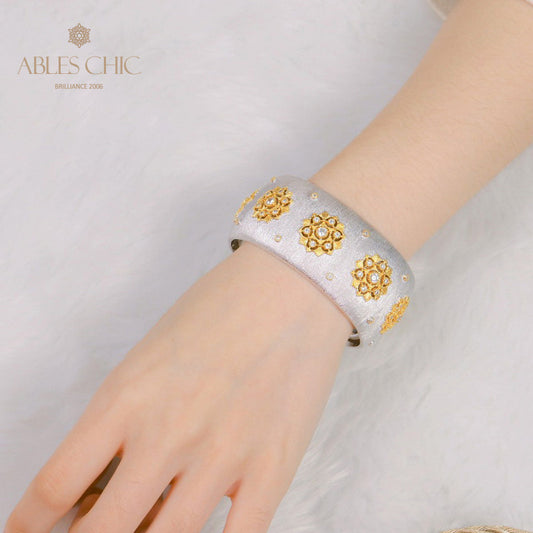 Stoffmuster Blumenarmband 5636