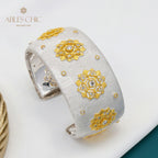 Stoffmuster Blumenarmband 5636