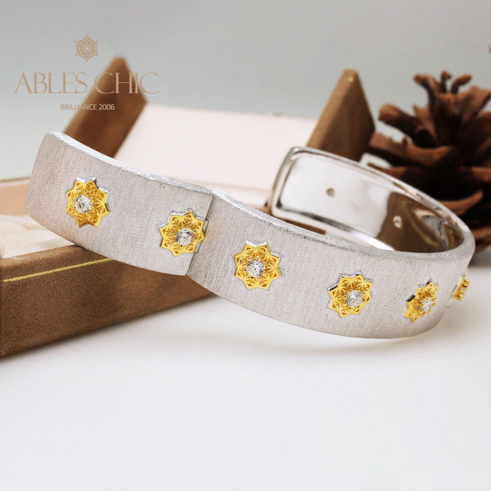 Stoffelement Sternenarmband 5206