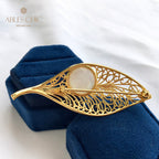 Mabe Pearl Filigraner Blattanhänger 5844