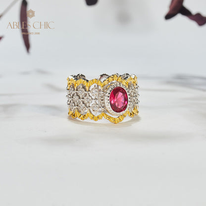 Rubin-Spitzen-Blumenring 6048