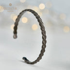 Mattes Armband mit Seilmuster 5921