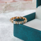 Aquamarin Stapelring 6042