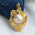 Mabe Perlenblatt-Girlanden-Halskette 5817