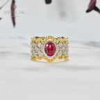 Rubin-Spitzen-Blumenring 6048