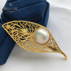 Mabe Pearl Filigraner Blattanhänger 5844