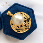 Mabe Pearl Filigrananhänger 5843
