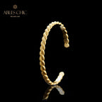 Mattes Armband mit Seilmuster 5921