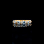 Aquamarin Stapelring 6042