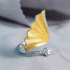 Ginkgoblatt-Blumenring 5859