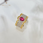 Rubin-Spitzen-Blumenring 6048