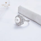 Akoya-Perlen-Blumenring 5783