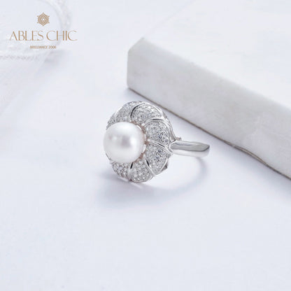 Akoya-Perlen-Blumenring 5783