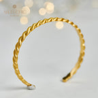 Mattes Armband mit Seilmuster 5921