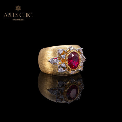 Saphirblumen-Seidenring 6065