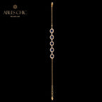 Natürliches Saphir-Kettenarmband 5850