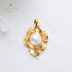 Mabe Perlenblatt-Girlanden-Halskette 5817