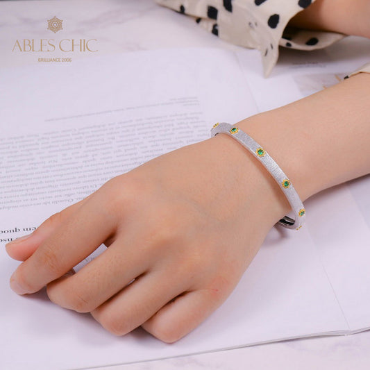 Sonnenblumen-Armband mit Scharnier 5464