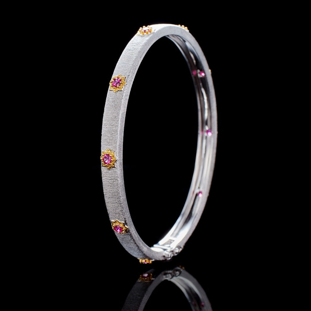 Sonnenblumen-Armband mit Scharnier 5464
