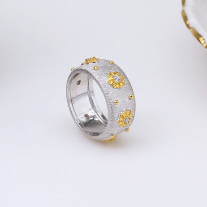 Sternenblumen-Seidenring 5025