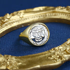 Medusa Griechische Münze Dicker Ring R1076